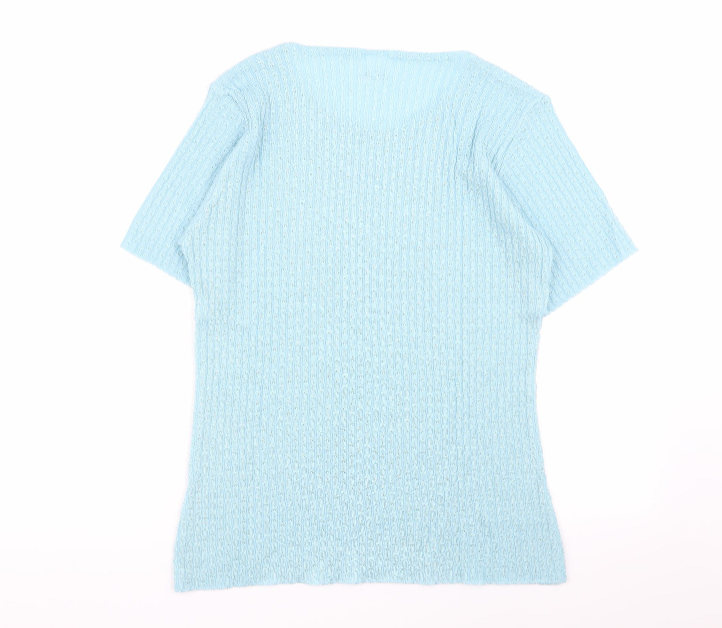 capers collection Womens Blue   Basic T-Shirt Size L