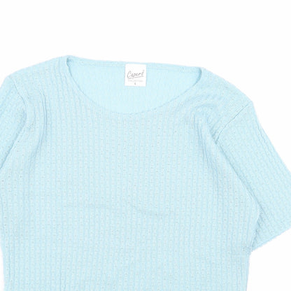 capers collection Womens Blue   Basic T-Shirt Size L