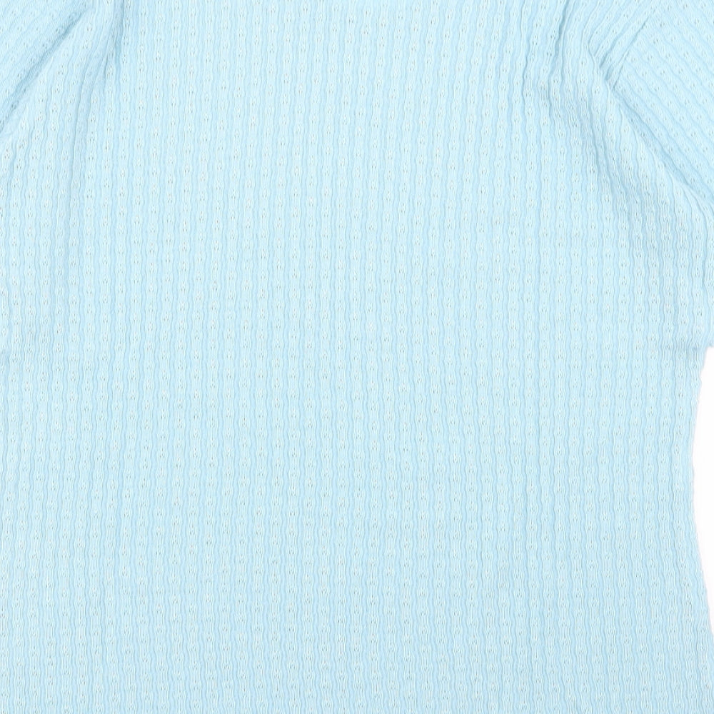 capers collection Womens Blue   Basic T-Shirt Size L