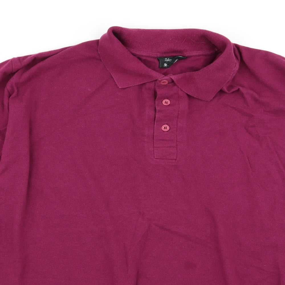 island life Mens Purple    Polo Size XL