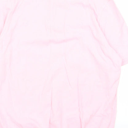 one up golf Mens Pink    Polo Size L