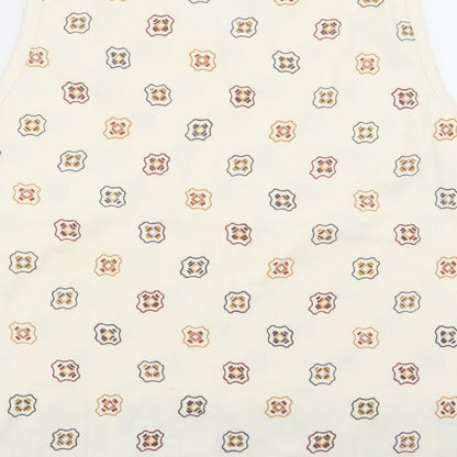 Womens UK Size L janique Beige Basic Tank