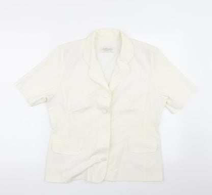 Dorothy Perkins Womens White   Jacket Blazer Size 16