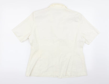 Dorothy Perkins Womens White   Jacket Blazer Size 16