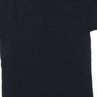 Mens UK Size M Gildan Black  T-Shirt