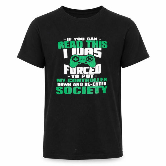 Club Boys Black   Basic T-Shirt Size S