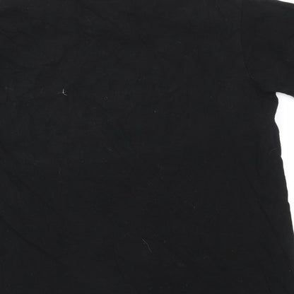 Club Boys Black   Basic T-Shirt Size S