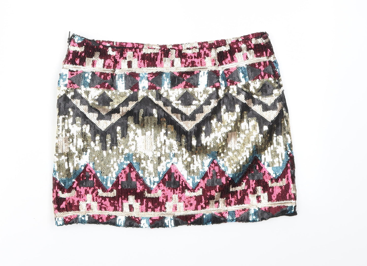 Glamorous Womens Multicoloured   A-Line Skirt Size 8