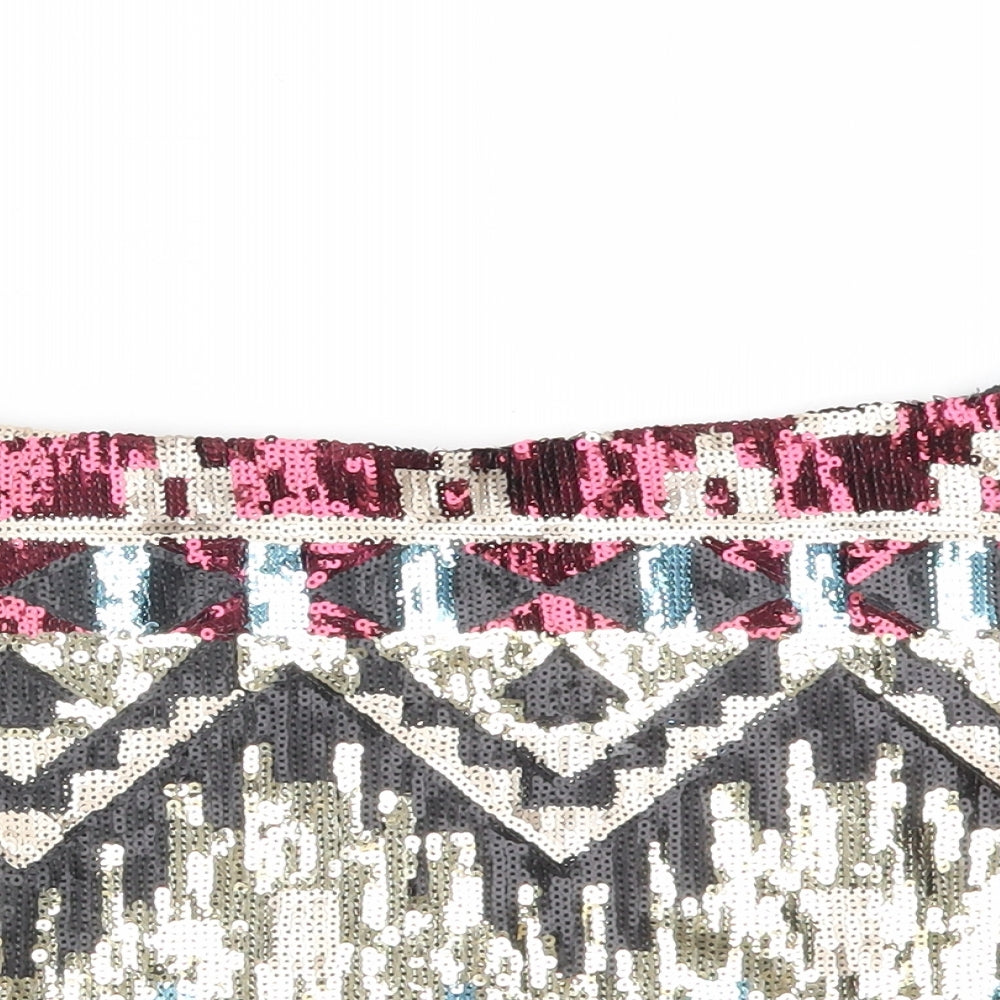 Glamorous Womens Multicoloured   A-Line Skirt Size 8