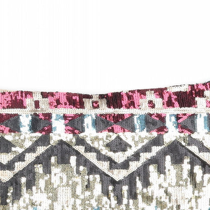 Glamorous Womens Multicoloured   A-Line Skirt Size 8