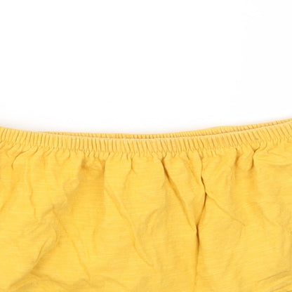 Primark Womens Yellow   Basic T-Shirt Size 10