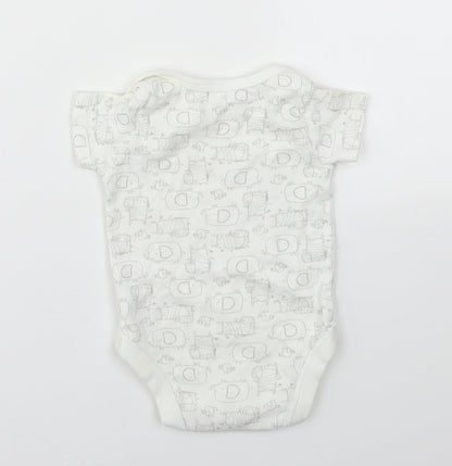 TU Baby Multicoloured Animal Print  Babygrow One-Piece Size 3-6 Months