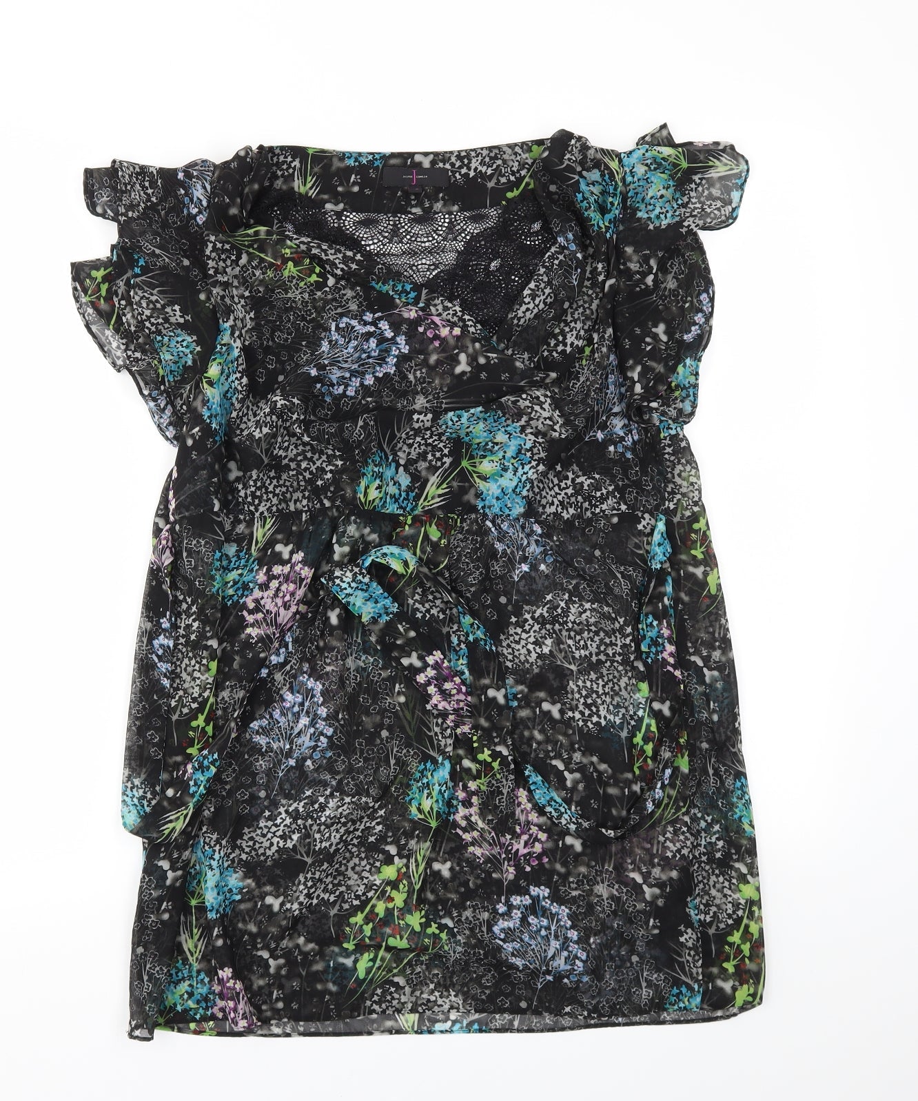 Debenhams Womens Multicoloured Floral  Fit & Flare  Size 12