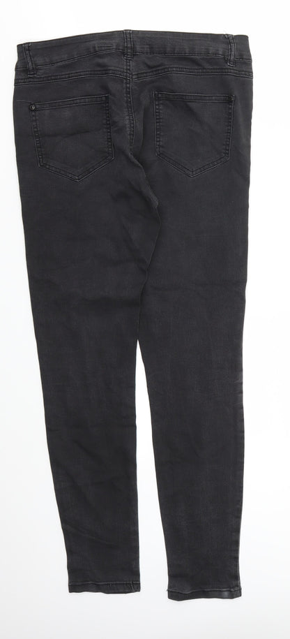Womens UK Size 10 YESYES Regular Fit Skinny Black Jeans
