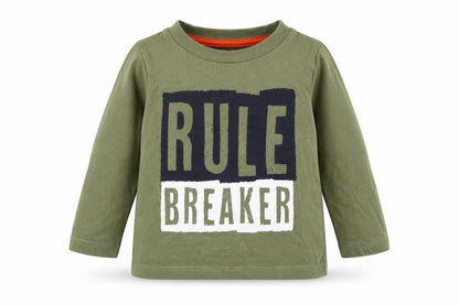 Primark Boys Green   Basic T-Shirt Size 9-12 Months