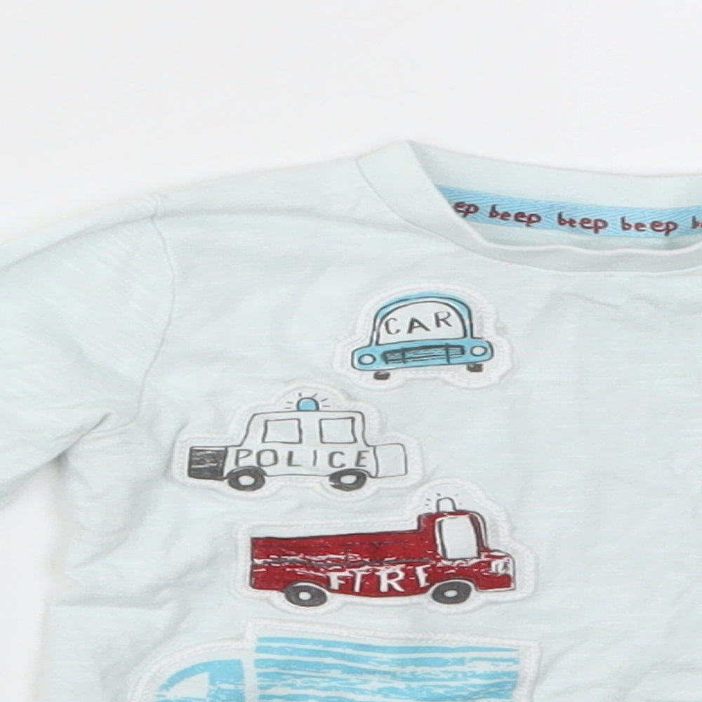 F&F Boys Blue   Basic T-Shirt Size 9-12 Months