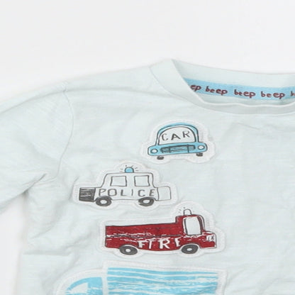 F&F Boys Blue   Basic T-Shirt Size 9-12 Months