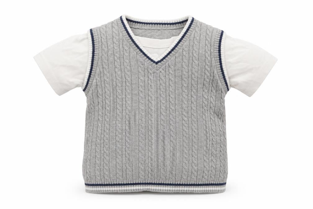 George Boys Grey   Basic T-Shirt Size 9-12 Months