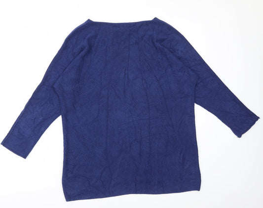 COLLEZTONE Womens Blue   Pullover Jumper Size M