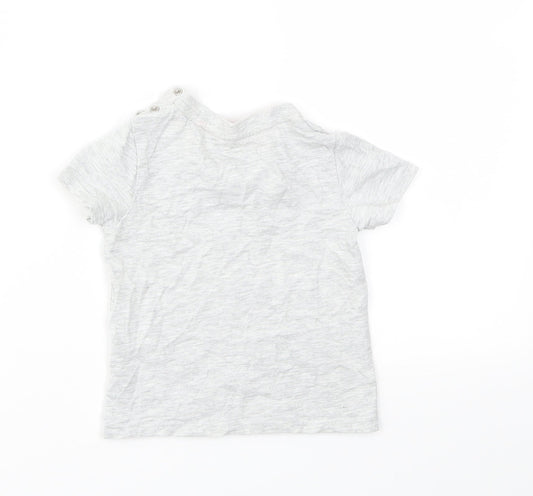 TU Boys Grey   Basic T-Shirt Size 9-12 Months