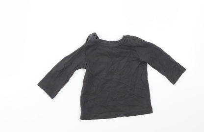 Matalan Boys Grey   Basic T-Shirt Size 3-6 Months