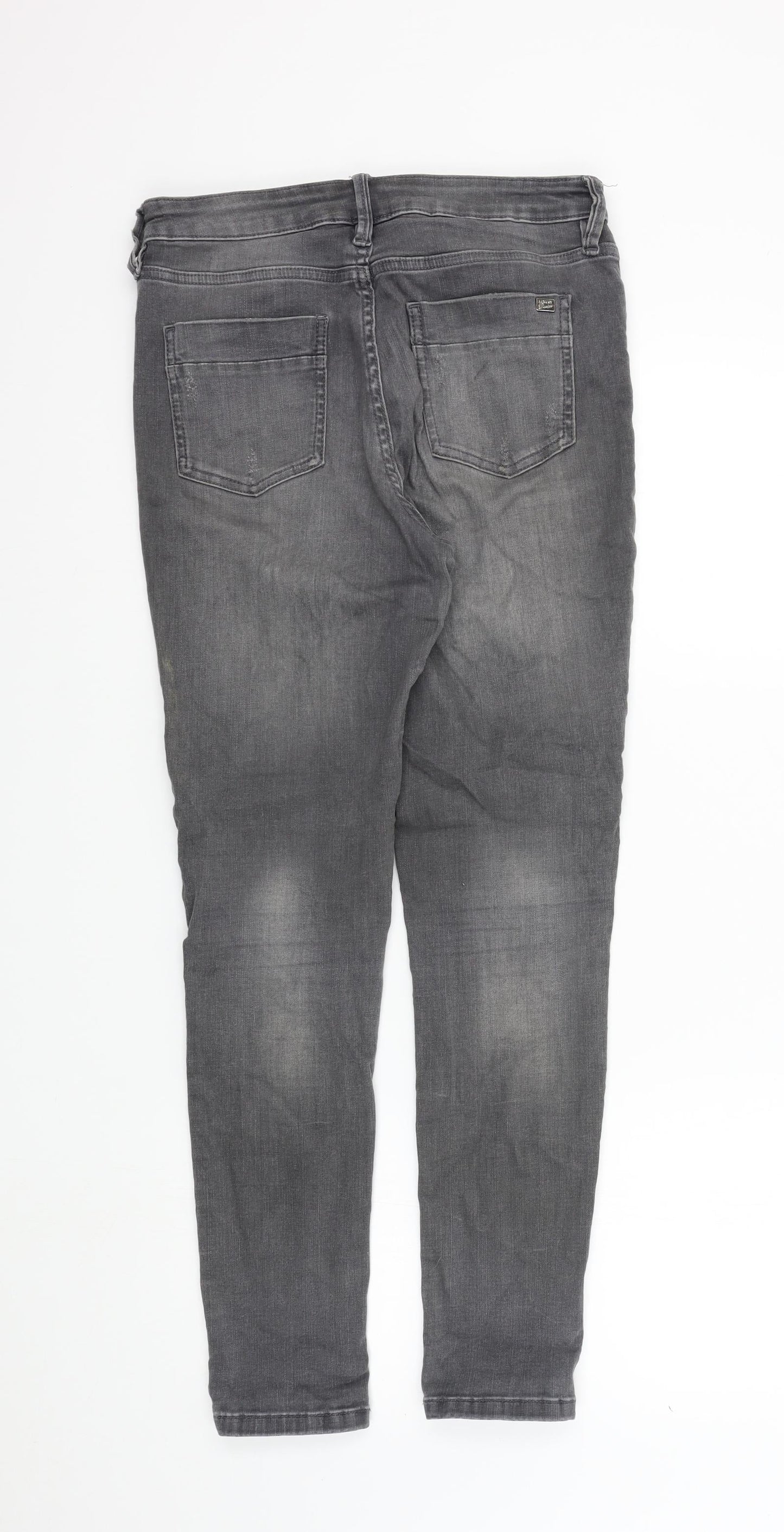 F&F Womens Grey   Skinny Jeans Size 12 L28 in