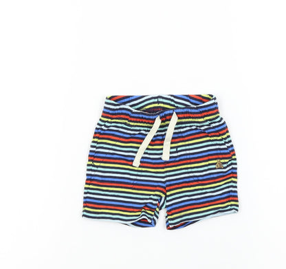 Gap  Multicoloured Striped  Jogger Trousers Size 12-18 Months