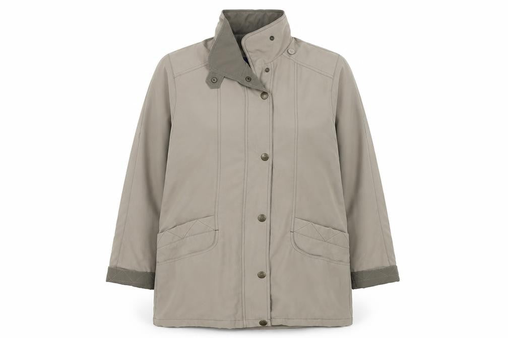 Womens UK Size M telemac Brown Overcoat
