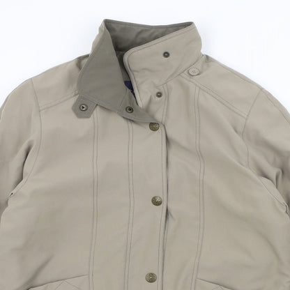 Womens UK Size M telemac Brown Overcoat