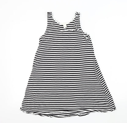 Womens UK Size XS H&M Black Basic T-Shirt
