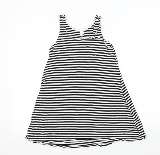 Womens UK Size XS H&M Black Basic T-Shirt