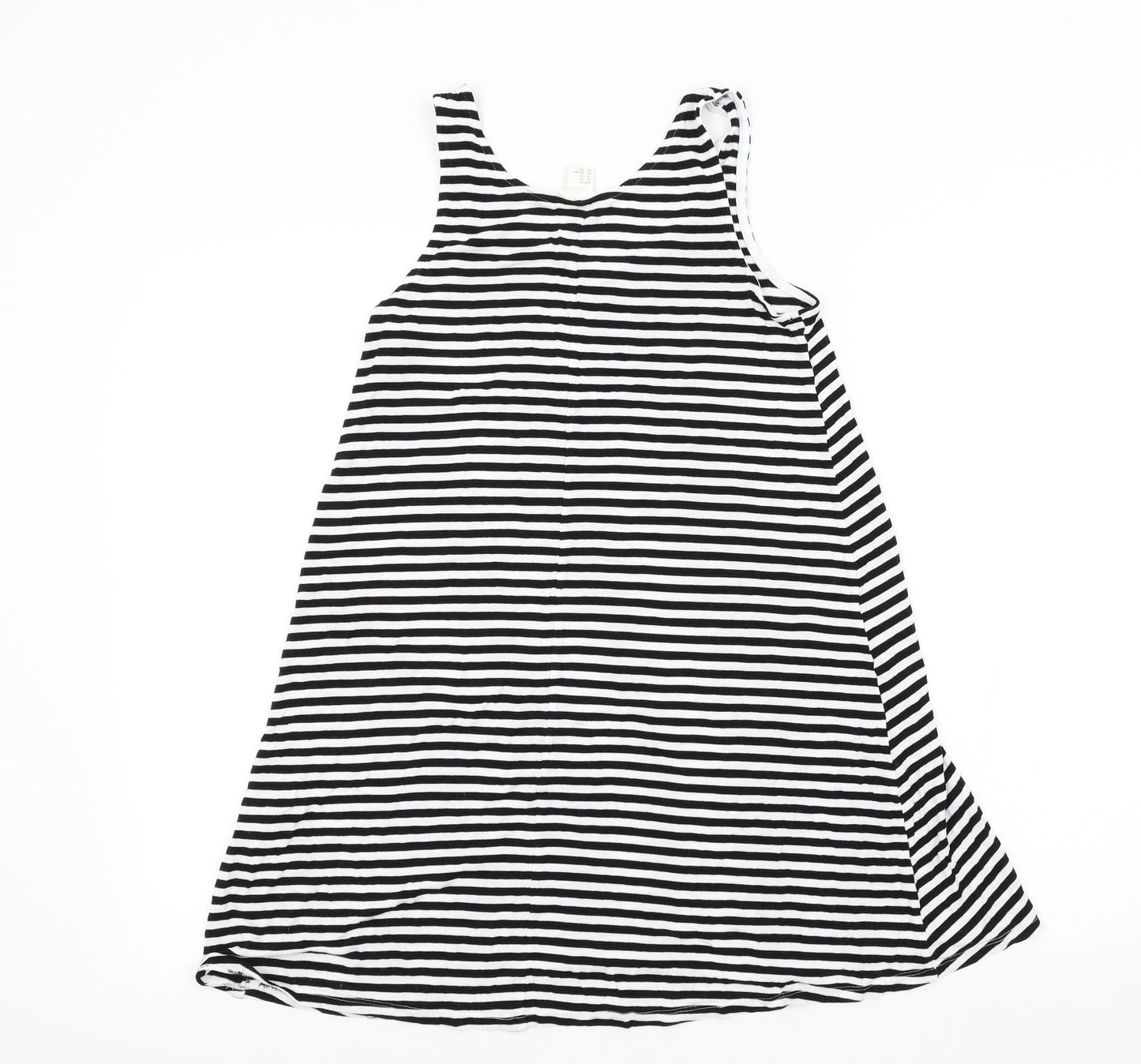 Womens UK Size XS H&M Black Basic T-Shirt