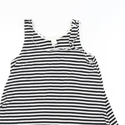 Womens UK Size XS H&M Black Basic T-Shirt
