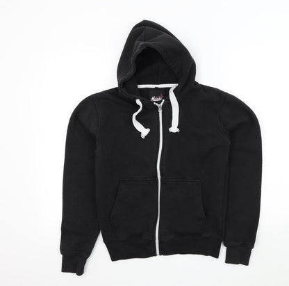 MALAIKA Girls Black Colourblock  Full Zip Jumper Size L
