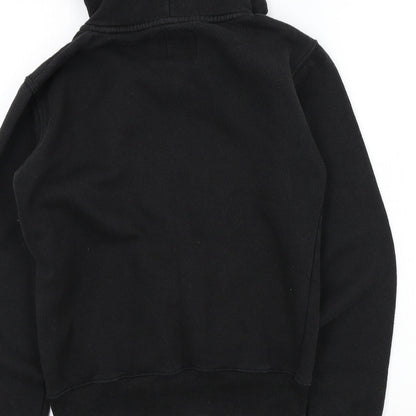 MALAIKA Girls Black Colourblock  Full Zip Jumper Size L