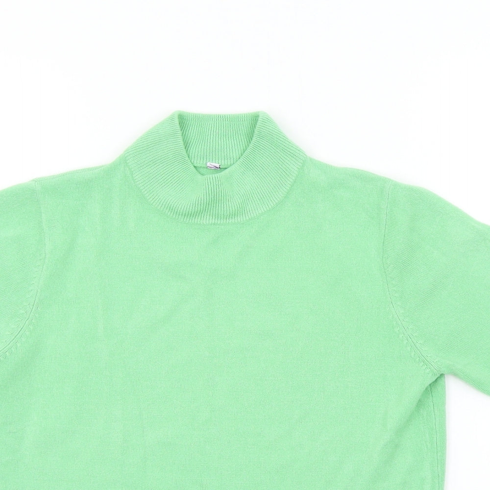 Womens UK Size 10 BHS Green Pullover Jumper