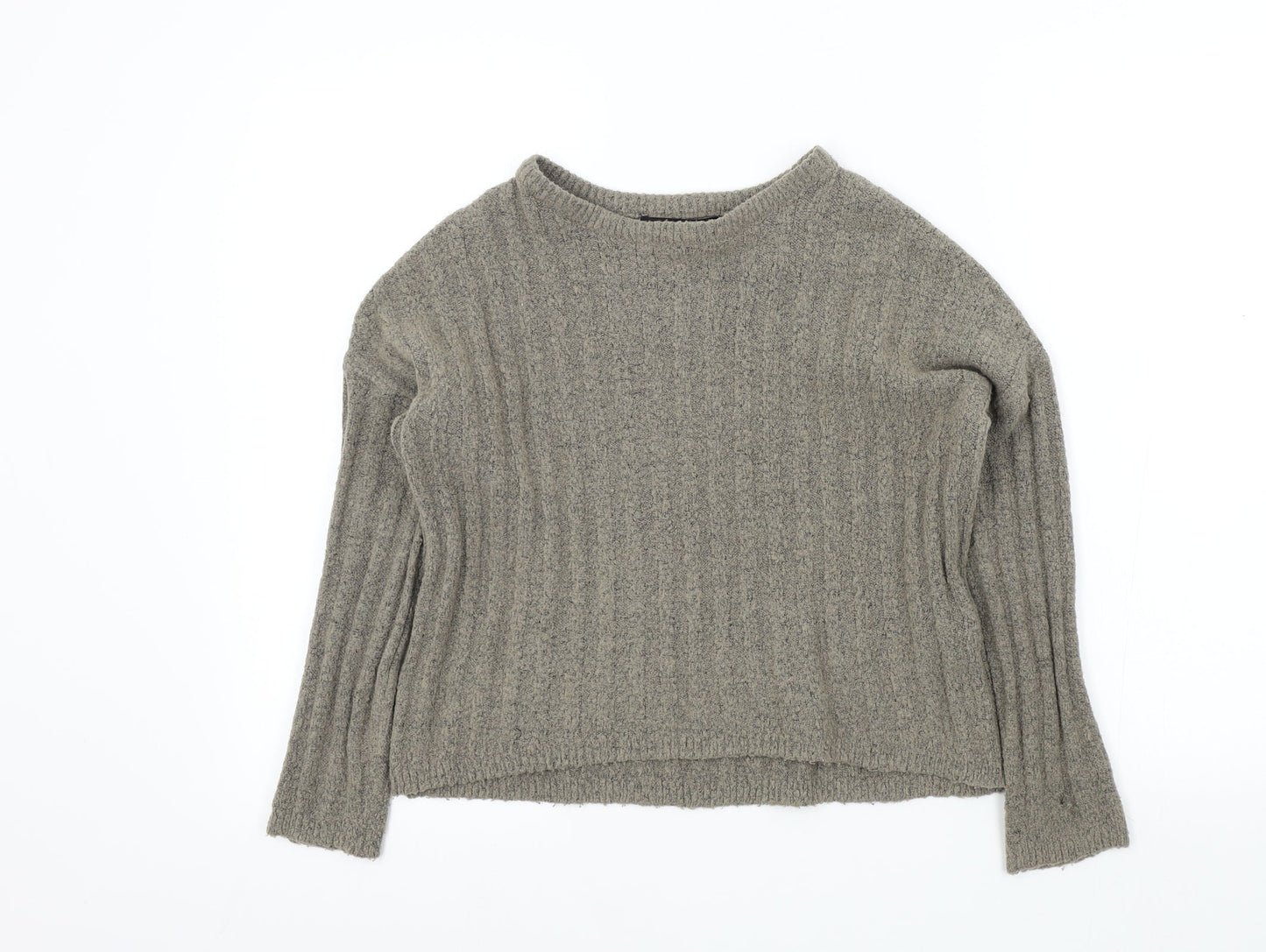 Womens UK Size XS Amisu Brown Pullover Jumper