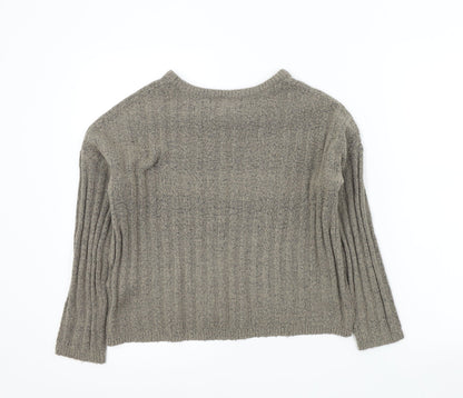Womens UK Size XS Amisu Brown Pullover Jumper