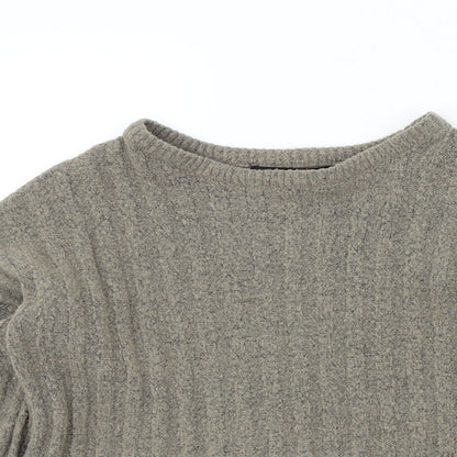 Womens UK Size XS Amisu Brown Pullover Jumper