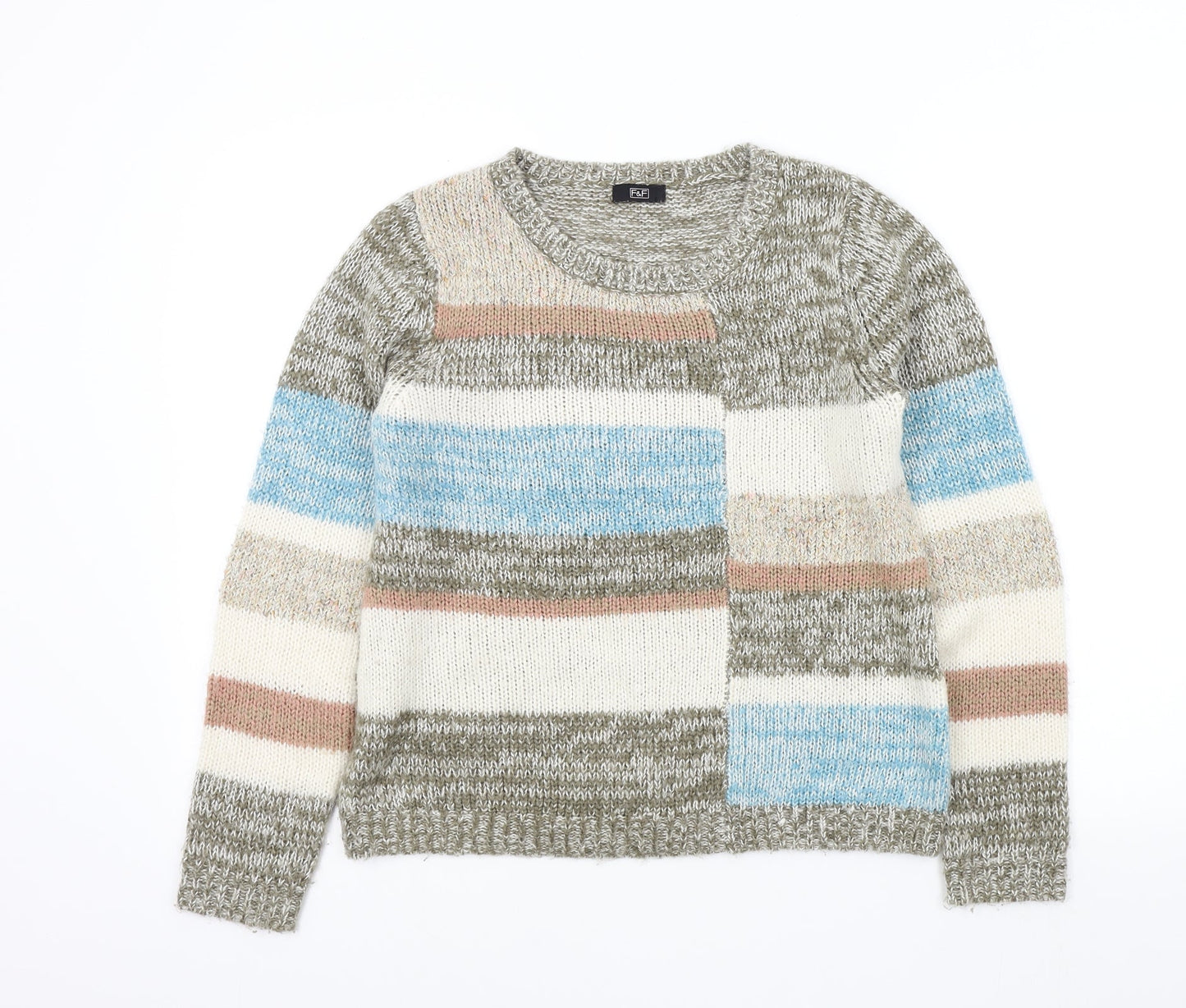 F&F Womens Brown   Pullover Jumper Size 10