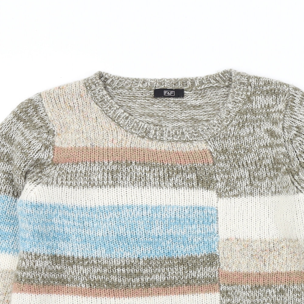 F&F Womens Brown   Pullover Jumper Size 10