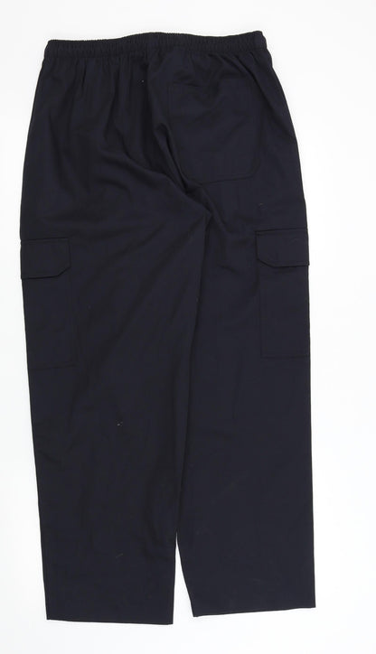Simon Jersey Mens Blue   Trousers  Size L L29 in