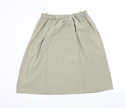 C&S Womens Brown   Flare Skirt Size 16