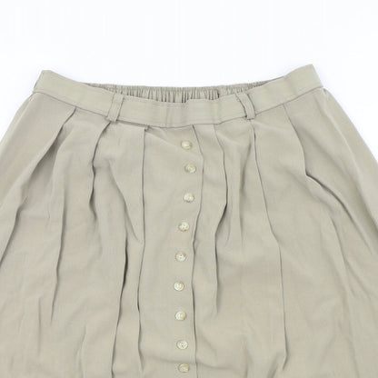 C&S Womens Brown   Flare Skirt Size 16