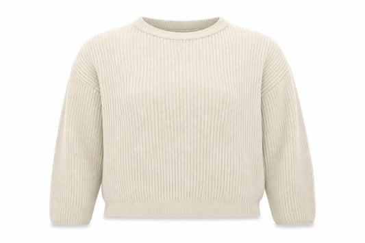 Womens UK Size 12 In the Style Beige Pullover Jumper
