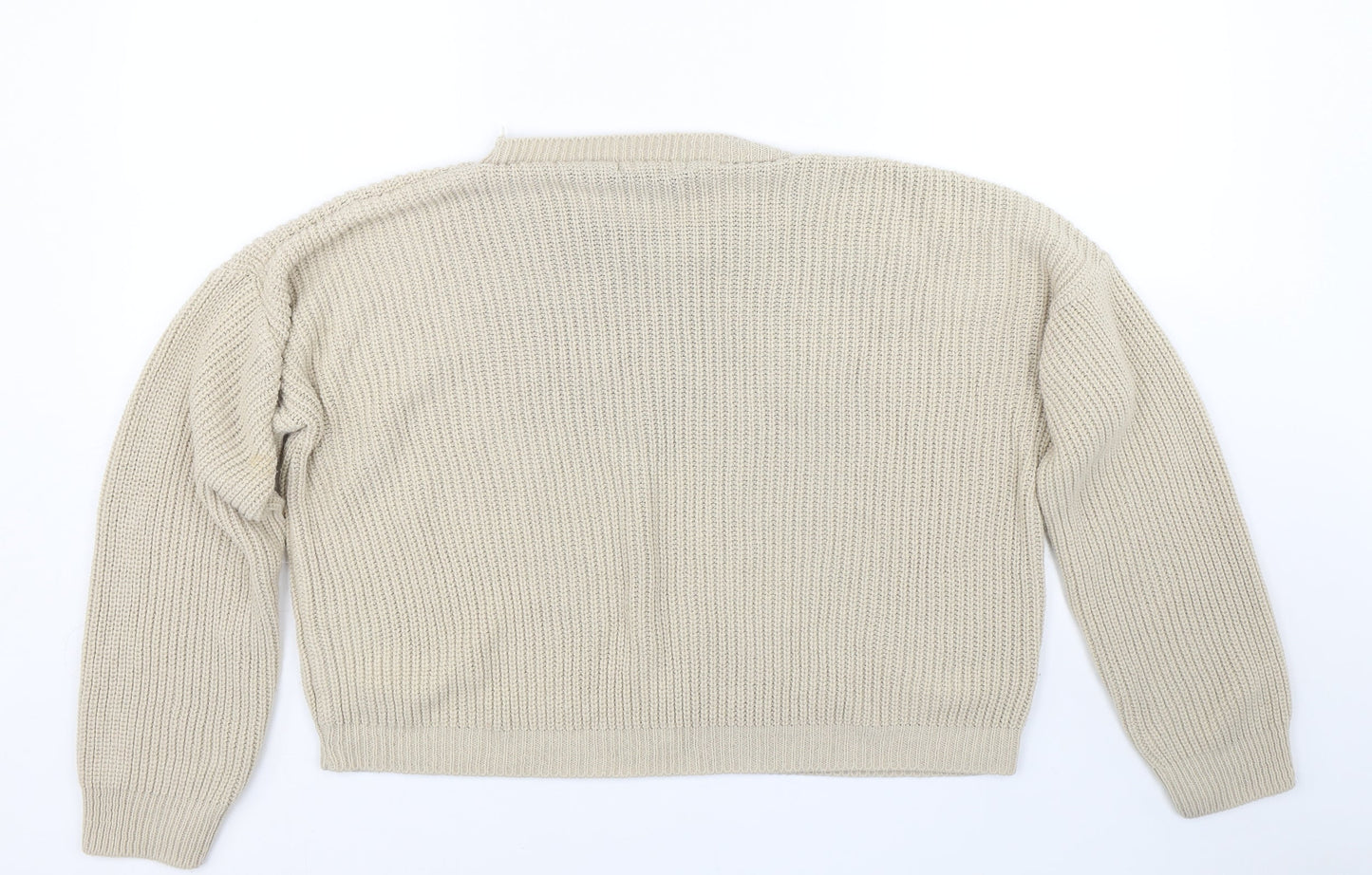 Womens UK Size 12 In the Style Beige Pullover Jumper