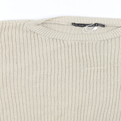 Womens UK Size 12 In the Style Beige Pullover Jumper