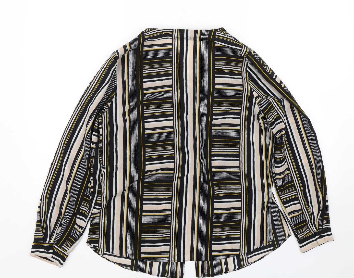 Papaya Womens Multicoloured Striped  Basic Blouse Size 10