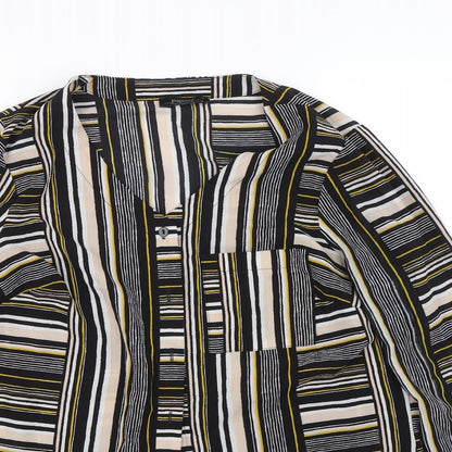 Papaya Womens Multicoloured Striped  Basic Blouse Size 10