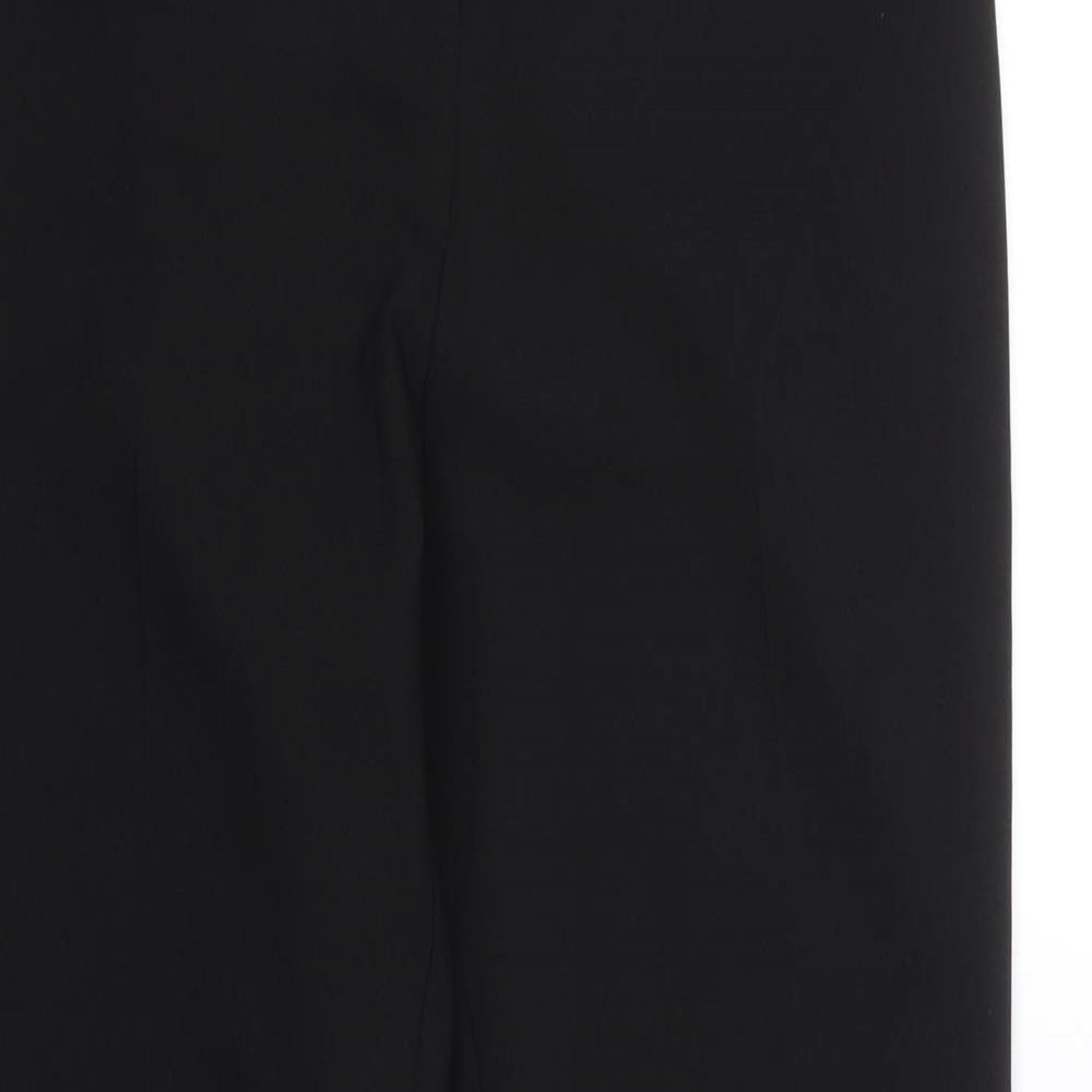 Womens UK Size 10 Papaya Regular Fit  Black Trousers